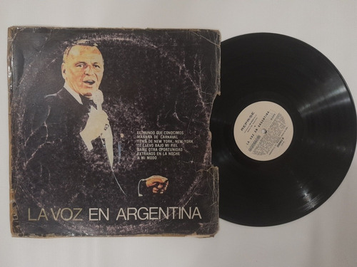 0463 Disco Vinilo Frank Sinatra La Voz En Argentina 