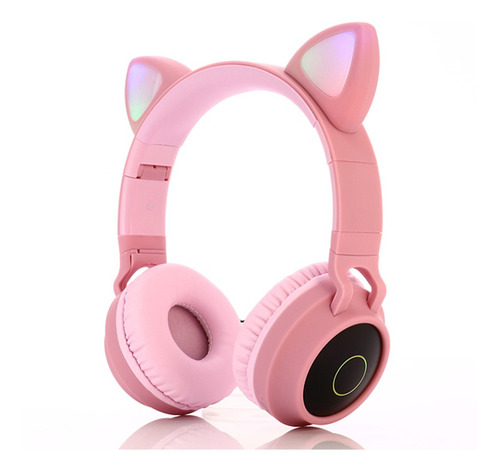 Kawaii Cat Ear Bluetooth 5.0 Auriculares Led Auriculares