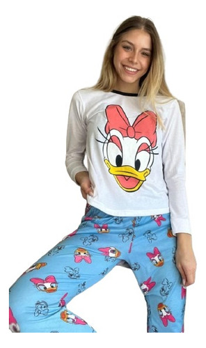 Pijama Manga Larga Talles Grandes