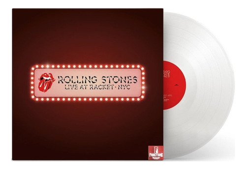 Rolling Stones Live At Racket Nyc Rsd 2024 White Lp Vinyl