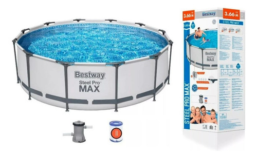 Piscina Estructural Redonda Bestway 3.66mx76cm/6473l