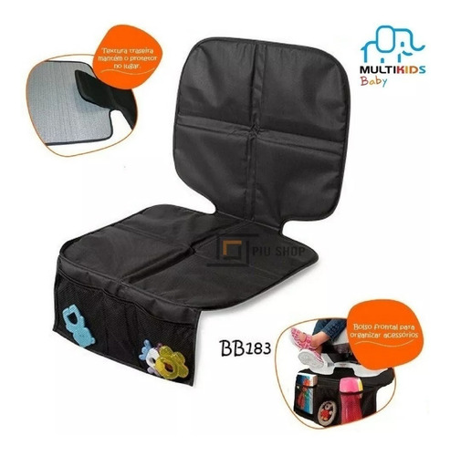 Imagem 3 de 5 de Capa Protetora De Banco Para Carro Bebê C/ Bolso Multikids