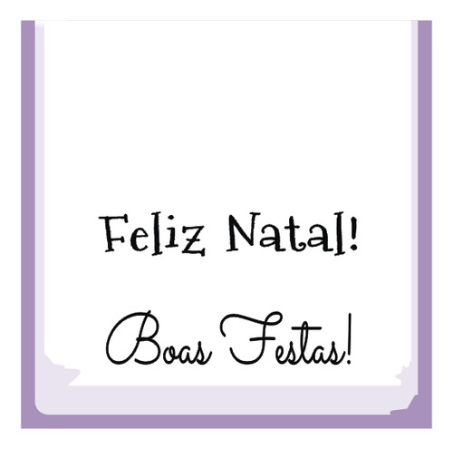 Frases De Natal Cartela De Carimbos