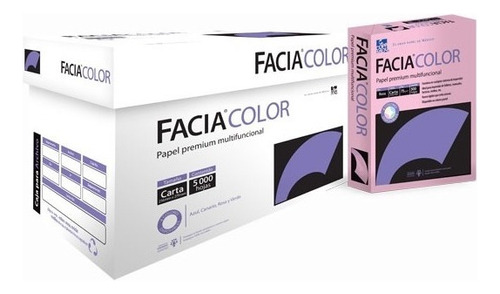 Papel Faciabond Color Rosa Tamaño Carta Copamex