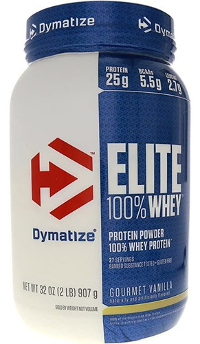 Dymatize Elite 100 % Whey Protein Gourmet Vanilla - 2 Lbs ¡