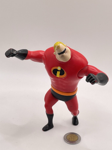 Mr. Increible De Los Increibles Figura Original Disney 5pulg (Usado)