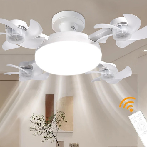 60w Ventilador De Techo Inteligente De 20'' Con Luz 3