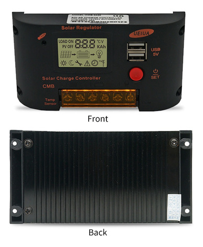 Imagen 4 de 8 de Controlador De Carga Solar 20a Para El Sistema De Panel Sola