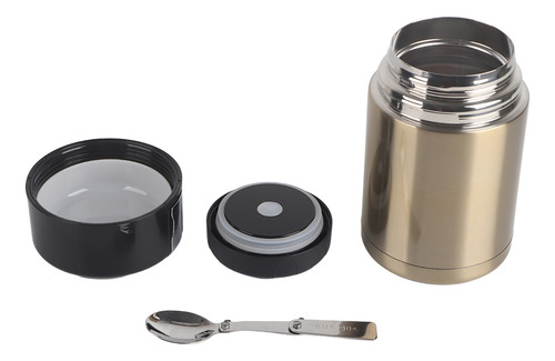 Taza De Acero Inoxidable Para Almuerzo, 1000 Ml, Para Humear