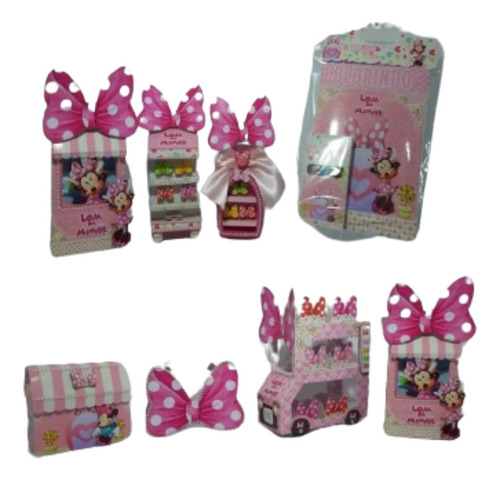 Kit Imprimible Cajitas Minnie Mouse