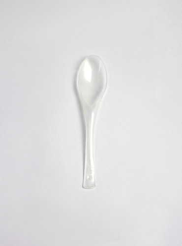 Imagen 2 de 2 de Cucharitas Plásticas Transparentes Desechables Selva (1000)