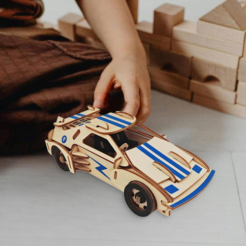 Rompecabezas De Madera 3d, Juego De Modelo De Coche, Juguete