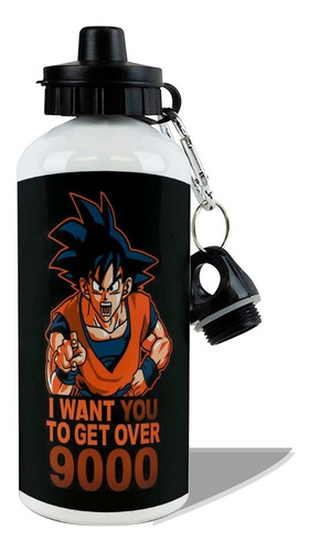 Botella Deportiva - Dragon Ball (over 9000)