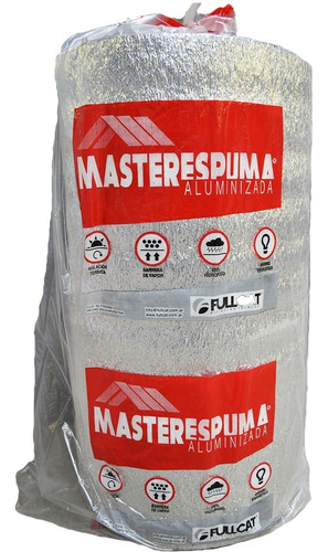 Aislación* Térmica Para Techos De Chapa 10 Mm Aluminizado