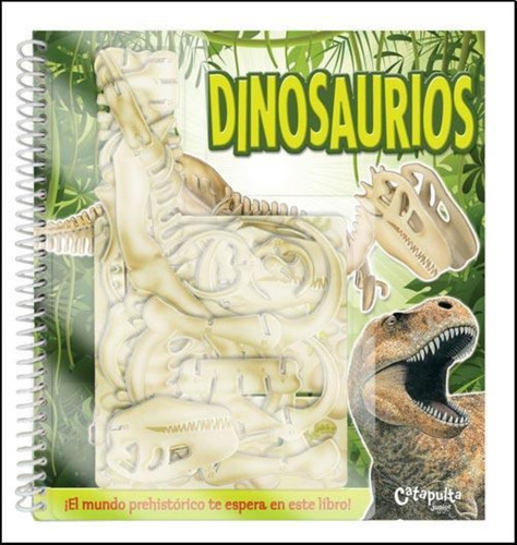 Dinosaurios  Libro Troqueles De Carton P Armar Un Dinosaurio