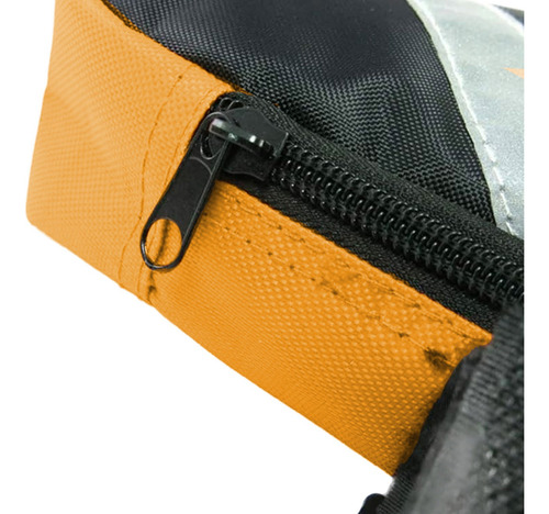 Bolso Alforja Triangular Cuadro Porta Objetos Para Bicicleta Amarillo
