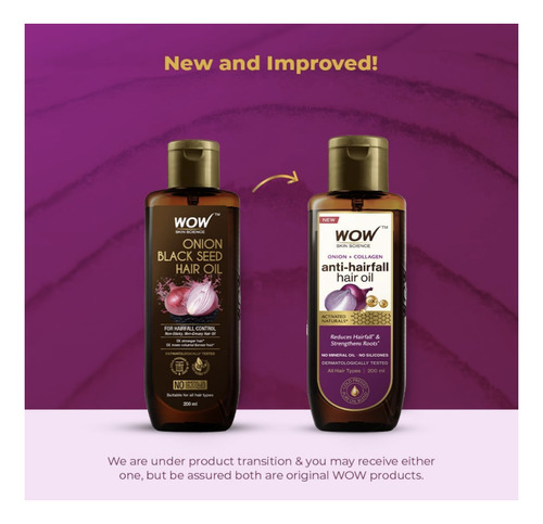 Aceite Capilar Wow Black Seed Oil Para Crecimiento Cabello