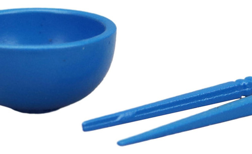 2 Palillos De Cuenco Para Casa De Muñecas A Escala 1:12,