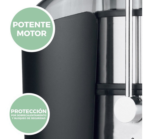 Imagen 8 de 8 de Juguera Peabody Con Accesorio Licuadora Pe-jl6003 1.5l Pce