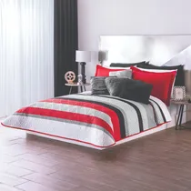 Comprar Edredón Neo Bruss Bies Rojo Matrimonial Colchas Concord
