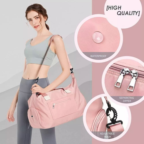Maleta Gimnasio Bolsa De Ejercicio Viaje Casual Moda Mochila