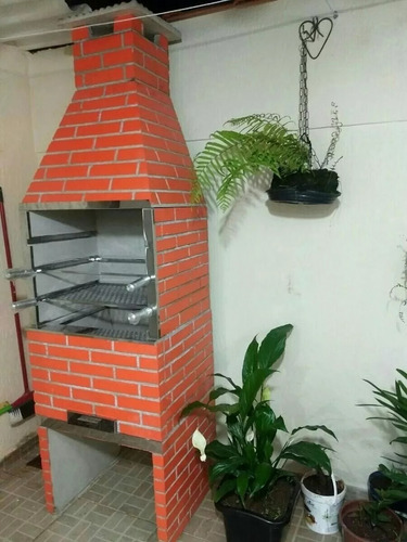 Churrasqueira Pre Moldada Tijolinho Média 65 Cm Várias Cores