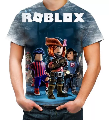 Camiseta Camisa Personalizada Roblox Game Infantil Art