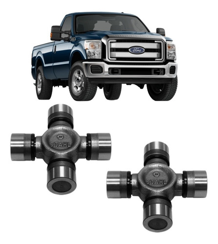 Kit 2 Cruzeta Semi Eixo Dianteiro Ford F250 4x4 2012 35x73mm