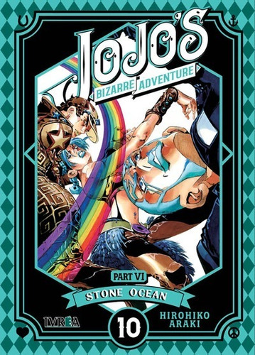 Manga Jojo's Bizarre Adventure Stone Ocean Tomo 10 Ivrea Esp