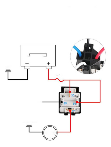 Interruptor De Relé De Fusible De 6 Piezas, Ajuste 24 V