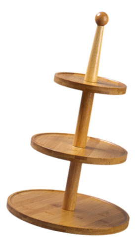 Estante De Exhibición De Postres De Madera, Soporte Para