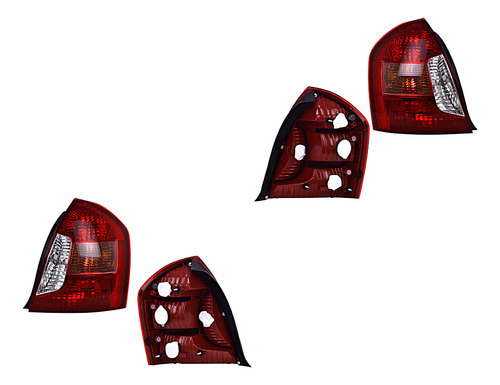 Par Juego Calaveras Dodge Attitude 2006 - 2011 Depo Qwe