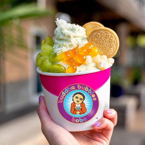 Topping Gelatina Coco Fresa Buddha Bubbles Boba