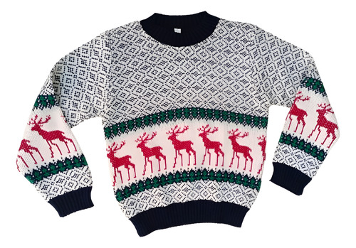 Ugly Sweater Navideño Infantil Y Adulto Sueter Tejido 1 Pza.