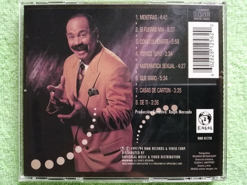Eam Cd Oscar D' Leon Toitico Tuyo 1994 + Rmm Exito Mentiras