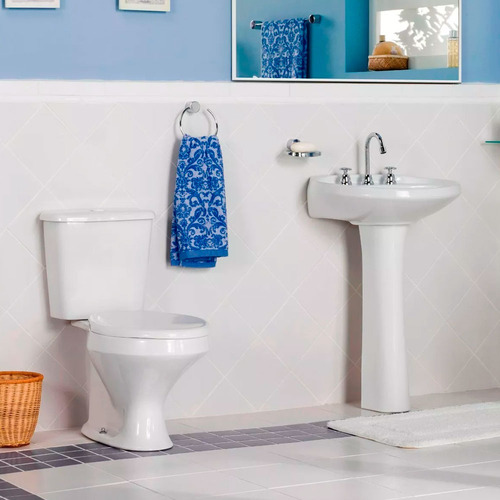 Imagen 4 de 10 de Tapa Inodoro Blanco Asiento P/ Largo Corto Deca Marajo Baño