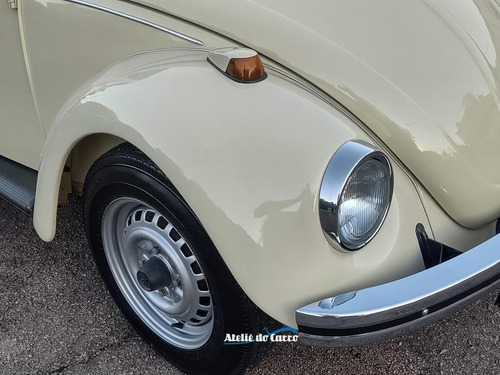 Imagem 8 de 15 de Fusca Standard 76 Pl Preta Assoalho Fábrica -ateliê Do Carro