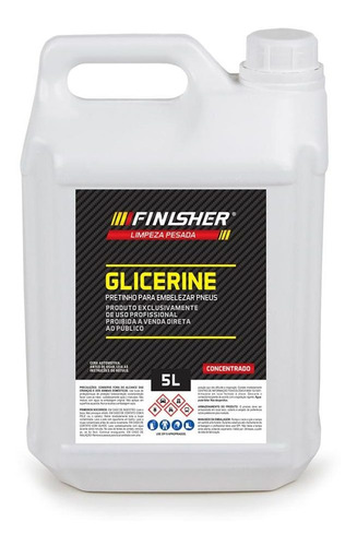 Finisher Glicerine 5 Litros - Pretinho De Pneu