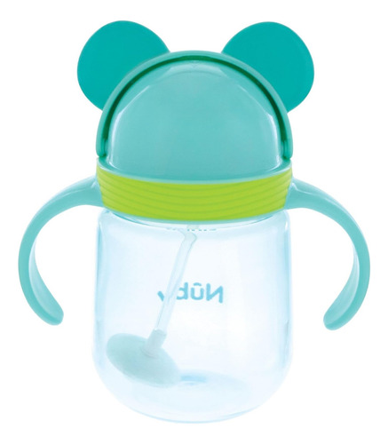 Copa De Paja De Silicona Sin Derrames De Nuby Clik -it 8 Oz