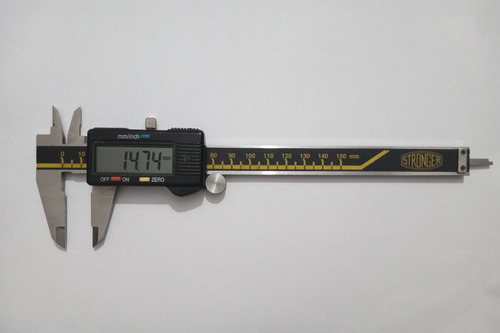 Calibre Digital Stronger Metálico 0,01mm  0 - 150mm  En Caja