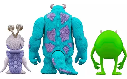 Bonecos Disney Pixar Kit Monstros S/a - Boo, Sulley E Mike