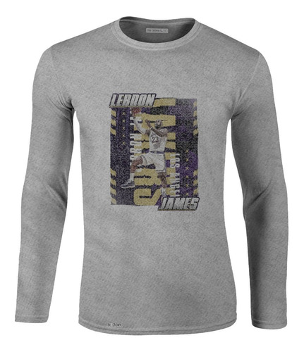 Camiseta Camibuso Lebron James Lakers Basket Hombre Ikl