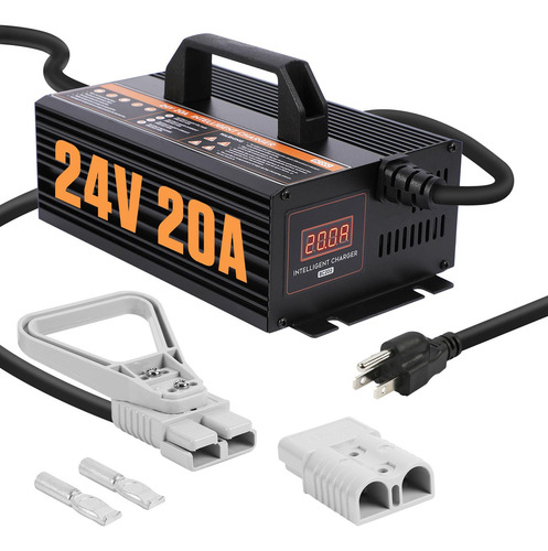 Cargador Automático De Batería 24 V 20 A Para Carretilla Ele