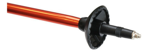 Kit 2 Bastão De Caminhada Nautika Trekpro Sistema Anti-shock Cor Laranja