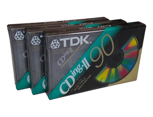 Cassette Cromo 90' Original X 3 Unidades  - Tdk Cding2