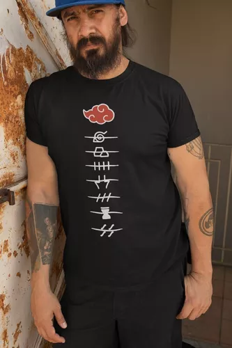 Camiseta Naruto Akatsuki Nuvem