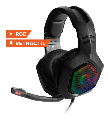 Audifonos Gamer Nibio Infinity Rgb Pc Ps4 Xbox Switch