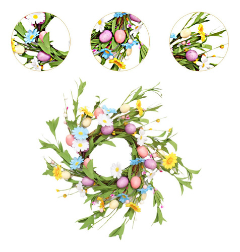 Pascua De De Huevo De La Pascua Muro De Guirnalda 12 En