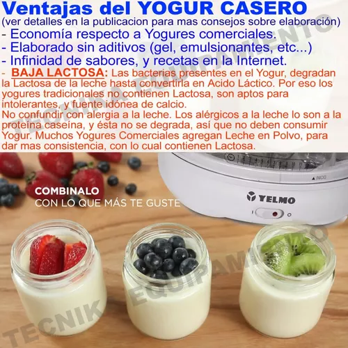 Yogurtera Yelmo Yg1700 7 Jarros De Vidrio