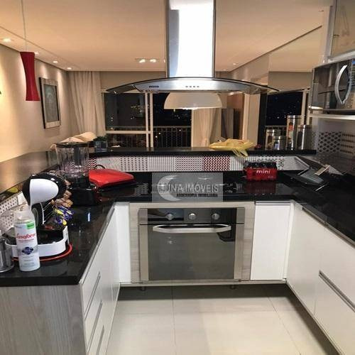 Imagem 5 de 11 de Apartamento Com 3 Dormitórios À Venda, 62 M² Por R$ 390.000,00 - Vila Scarpelli - Santo André/sp - Ap3158